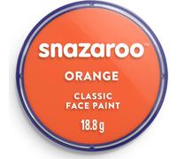Snazaroo Classic Face and Body Paint for Kids and Adults, Orange Colour, Water