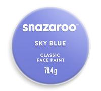 Snazaroo Classic Face and Body Paint for Kids and Adults, Sky Blue Colour, Water Based, Easily Washable, Non-Toxic, Makeup, Body Painting for Parties, for Ages 3+