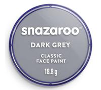 Snazaroo Classic Face and Body Paint, Grey Colour, Water Based, Easily Washable, SFX Makeup