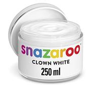 Snazaroo Clown White Creamy Water Based Face Paint 250ml