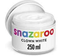 Snazaroo Clown White Creamy Water Based Face Paint 250Ml