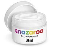 Snazaroo Clown White Creamy Water Based Face Paint 50ml