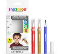 Snazaroo Face Paint Brush Pen Adventure Set (3pc)