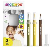 Snazaroo Face Painting Brush Pen Set - Jungle (3pk)