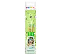Snazaroo Face Paint Brush Set – 3 Pcs, Green