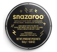 Snazaroo Face Paint Metallic Electric Black 18Ml