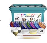 Snazaroo Pro Face Painting Kit 28 Piece Fancy Dress Face Paints Kids Adults