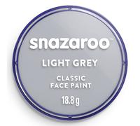Snazaroo Halloween Classic Face and Body Paint, Grey Colour, Water Based, Easily Washable, SFX Makeup