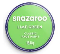 Snazaroo Halloween Classic Face and Body Paint, Lime Green Colour, Water Based, Easily Washable, SFX Makeup