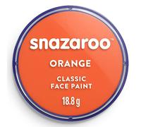 Snazaroo Halloween Classic Face and Body Paint, Orange Colour, Water Based, Easily Washable, SFX Makeup