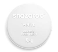 Snazaroo Halloween Classic Face and Body Paint, White Colour, Water Based, Easily Washable, SFX Makeup