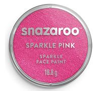 Snazaroo Halloween Sparkle Face and Body Paint for Kids and Adults, Sparkle Pink Colour, Water Based, Easily Washable, Makeup, Body Painting for Parties, for Ages 3+