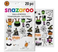 Snazaroo Halloween Temporary Tattoos for Kids and Adults - Cute