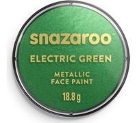 Snazaroo Metallic Vibrant Halloween Face Paint Makeup - Electric Green