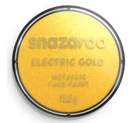Snazaroo Metallic Face and Body Paint for Kids and Adults, Gold Colour, Water Based, Easily Washable, Makeup, Body Painting for Parties, for Ages 3+