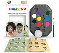Snazaroo Multicolor Face Paint Kit (1 Pack of 11 Pcs.) 0.56 Fl Oz. - Vibrant Col