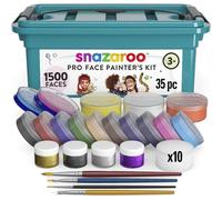 Snazaroo Face Painting Kit Super Deluxe Pro Face Painters Kit Dancy Dress Kids A