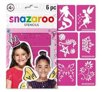Snazaroo Fantasy Face Painting Stencils (Pack of 6)