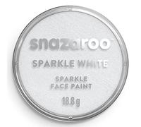 Snazaroo Sparkle Face and Body Paint for Kids and Adults, Sparkle White Colour, Water Based, Easily Washable, Non-Toxic, Makeup, Body Painting for Parties, for Ages 3+