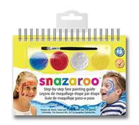 Snazaroo Unisex Face Paint A6 booklet with 2-Step Guide, Sea Wonders