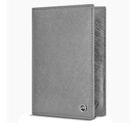 Snazzy Hawk 2 Passport Holder - Travel Essentials, RFID Blocking Wallet Credit Card Organiser, Plain Accessories Slim Cover For Men & Women, Grey, One Size, Minimalist