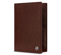 Snazzy Hawk 2 Passport Holder - Travel Essentials, RFID Blocking Wallet Credit Card Organiser, Plain Accessories Slim Cover for Men Women (Brown)
