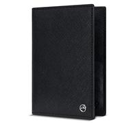 Snazzy Hawk Family Leather 2 Passport Holder - Travel Wallet, Holiday Essentials Case for Flying, RFID Blocking Document Organiser Slim Cover, Airplane Accessories