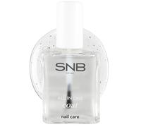 SNB Professional 3-in-1 Nail Hardener Base and Top Coat 15ml - Strengthens Natural Nails, Protects Against Breakage and Chipping - High Gloss Finish - Easy Application with Precision Brush