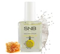 SNB Professional Nail Oil with Honey & Milk - 15 ml - Nourishing Nail & Cuticle Oil with Jojoba Oil, Vitamin E & F - For Smooth Cuticles & Nourished Nails | Ideal for Home & Studio