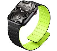 SNBLK Magnetic Watchband Compatible with Apple Watch for Men 44mm 45mm 46mm 49mm 42mm 41mm 40mm 38mm Women, Silicone Sport Strong Magnet Strap for iWatch Series 11 Ultra 3 Ultra 2 Se 10 9 8 7 6 5 4 1