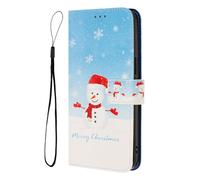 SNCLET Wallet Case for Tecno Pova 6 Neo 4G Folio Flip Case Christmas Snowflake on Winter PU Leather Cover Kickstand Card Slots Magnetic Shockproof Silicone Shell for Tecno Pova 6 Neo 4G,Snowflakes