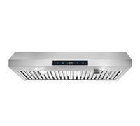 SNDOAS Range Hood 30 Inch Under Cabinet,Ductless Range Hoods with Touch Control,3-Venting Kitchen hood,Stainless Steel Vent Hood,Under Cabinet Range Hood 30 inch,Hood Vents for Kitchen 3 Speeds