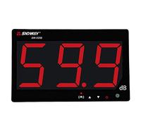 SNDWAY SW-525B 30-130dB Digital Sound Level Meter with Large LCD Display Noise Meter Decibel Wall Mounted Hanging