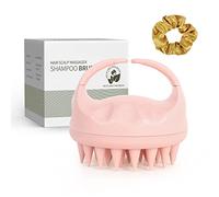 Sndyi Scalp Massager Shampoo Brush, Head Scalp Massager for Hair Growth, Scalp Scrubber with Soft Silicone Bristles, Scalp Scrubber/Exfoliator for Dandruff Removal, Wet Dry Scalp Brush, Pink