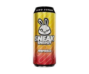 SNEAK Energy Drink Cans | Tropikilla | No Sugar. No Nasties. Just Natural Caffeine, Focus Boosting Nootropics in a Can | 500ml x 12