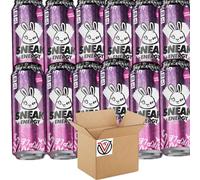 Sneak-Energy Tropikilla, Purple Storm, Blizzard Lemonade, Raspberry Lemonade Can 500ml - Zero Sugar and No Artificial Colours or Flavours (12 Cans, Purple Storm)