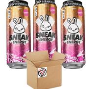 Sneak-Energy Tropikilla, Purple Storm, Blizzard Lemonade, Raspberry Lemonade Can 500ml - Zero Sugar and No Artificial Colours or Flavours (03 Cans, Tropikilla)