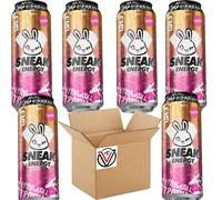 Sneak-Energy Tropikilla, Purple Storm, Blizzard Lemonade, Raspberry Lemonade Can 500ml - Zero Sugar and No Artificial Colours or Flavours (06 Cans, Tropikilla)