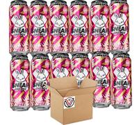 Sneak-Energy Tropikilla, Purple Storm, Blizzard Lemonade, Raspberry Lemonade Can 500ml - Zero Sugar and No Artificial Colours or Flavours (12 Cans, Raspberry Lemonade)