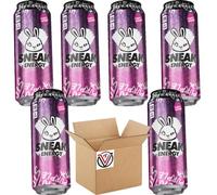 Sneak-Energy Tropikilla, Purple Storm, Blizzard Lemonade, Raspberry Lemonade Can 500ml - Zero Sugar and No Artificial Colours or Flavours (06 Cans, Purple Storm)