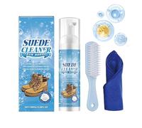 Sneaker Cleaning Kit - 100ml Shoe Cleaner Spray, Gentle Formula, Footwear Care Brush, Towel Set | Water Resistant Odor Control Gel For Casual Boots Canvas PU Leather Shoes