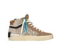 Crime London Shoes (High-top Trainers) RECUT HIGH in Gold 6.5