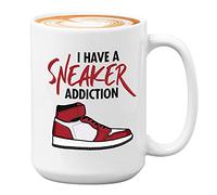 Sneaker Lover Coffee Mug - I Have A Sneaker Addict - Collector Shoes Footwear Sport Casual Skate Pop Culture 15oz White