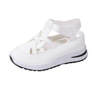 Sneaker Sandals For Women Wide Width,Womens Platform Sandals,Hollow Out Breathable Platform Wedge Sandals Sneakers,Casual Closed Toe Sandals For Women Summer Fisherman Sandal Wedge Shoes
