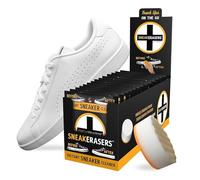 SneakERASERS Instant Sneaker Cleaner Sponge, Effective Shoe Cleaning for White Sneakers, Tennis Shoes - Pre-Moistened, Portable Shoe Cleaner, Perfect for Smooth Soles and Midsoles,14 Pack