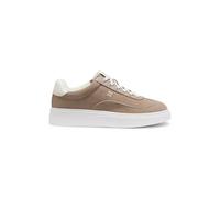 Sneakers Aus Veloursleder Mit Stack-Logo Light Brown