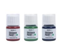 SNEAKERS ER Premium Leather Pearlescent Paint Pack - Pearlescent Red, Green, Blue 30ml Flexible Sneaker Paint 3 Pack for Repair, Restore, and Customising Shoes