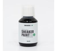 SNEAKERS ER Premium Leather Shoe Paint - 100ml Flexible Sneaker Paint for Repair, Restore, and Customising Shoes (Black)