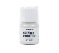 Sneakers ER Premium Leather Shoe Paint - 30ml Flexible Sneaker Paint for Repair, Restore, and Customising Footwear (Off White)