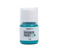 Sneakers ER Premium Leather Shoe Paint - 30ml Flexible Sneaker Paint for Repair, Restore, and Customising Footwear (Teal)